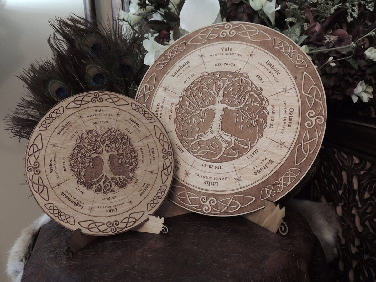 Tree of Life Calendar - Wheel of the Year Pagan Art